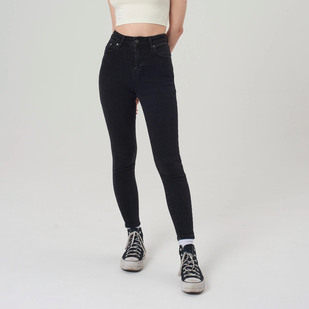 Ragged Priest Minnie Skinny Jean Charcoal